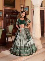 Tussar Silk Patola Lehenga Choli Set