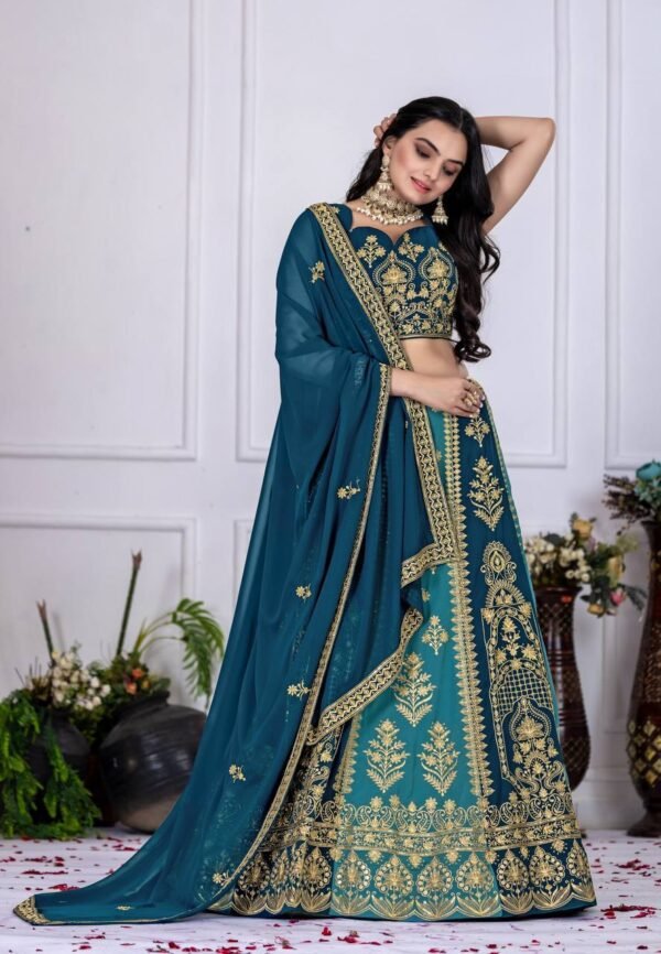 Designer Fox Georgette Lehenga Set