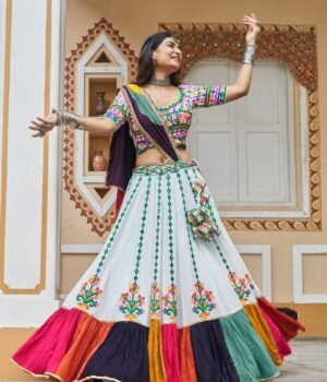 Elegant White Lehenga Choli 2025