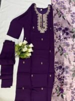 New Chanderi Embroidered Kurti Set| Festive Ethnic Wear by My Fashion - Image 13
