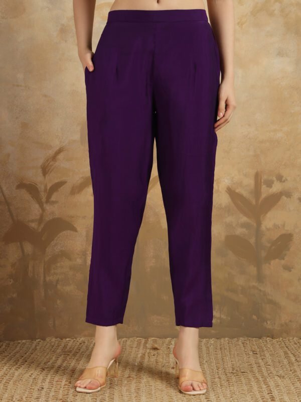 New Chanderi Embroidered Kurti Set| Festive Ethnic Wear by My Fashion - Image 4