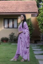 Women’s Slub Magic Embroidered Kurta Set with Pant & Dupatta| Festive Ethnic Wear | My Fashion - Image 8