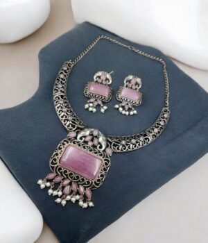 Antique Elephant Hasali Necklace Set 9.jpg