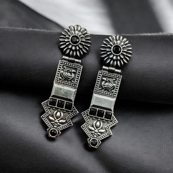 Oxidized Silver Replica Earrings 15.jpeg