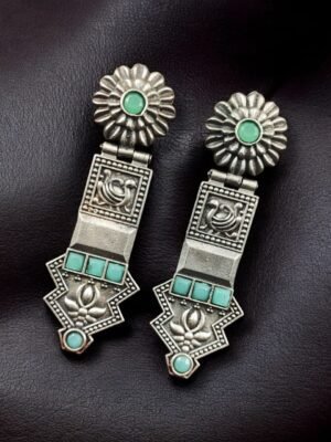 Oxidized Silver Replica Earrings 16.jpeg