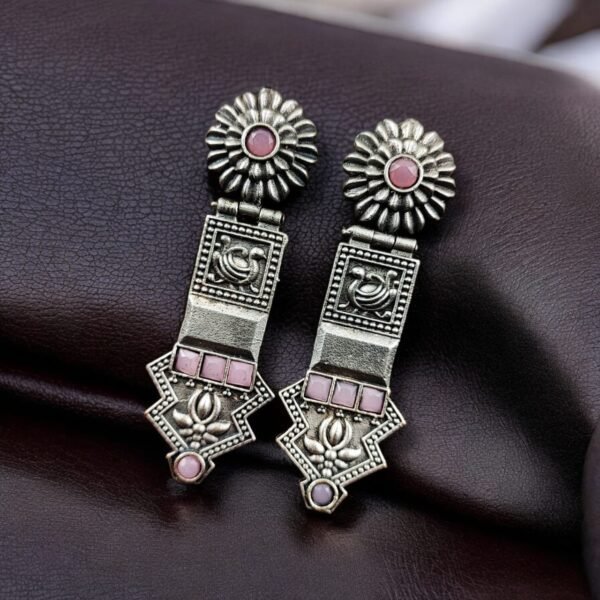 Oxidized Silver Replica Earrings 18.jpeg