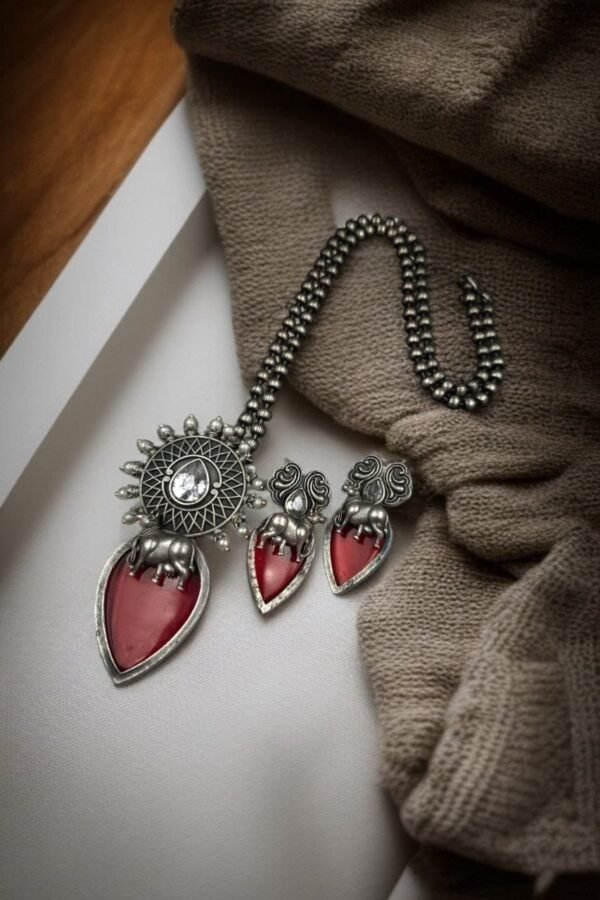 Silver Replica Nandi Necklace Set 6.jpg